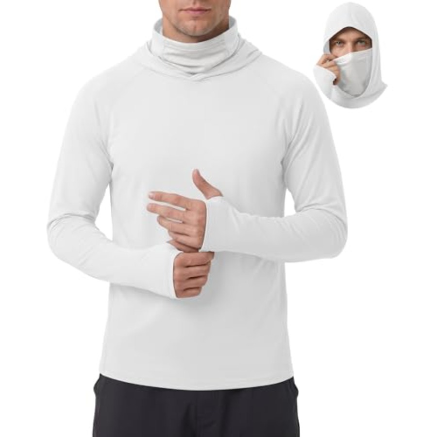 Fishing Mask Sun Protection - Men's UPF 50+ Sun Protection Hoodies