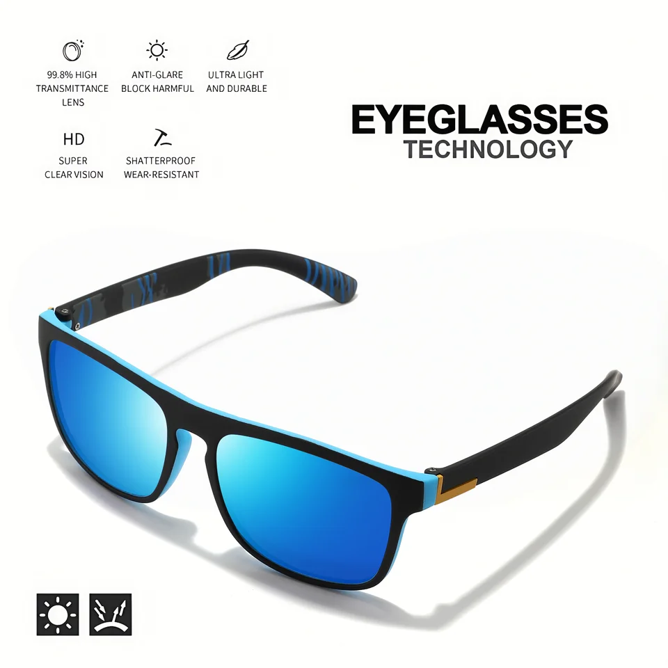 1-4PCS Men Classical Square Po - огляд і ціна Fishing Sunglasses Polarized