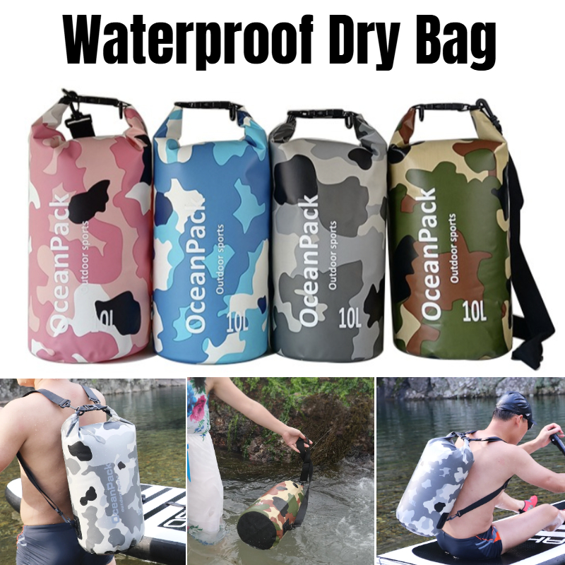 Waterproof Dry Bag Camouflage  - огляд і ціна Fishing Bag Waterproof