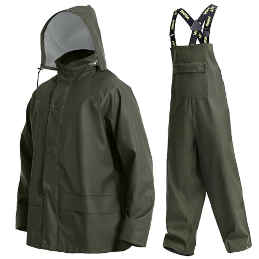 Mens PRO Workwear 3-Piece Wate - огляд і ціна Fishing Jacket Waterproof