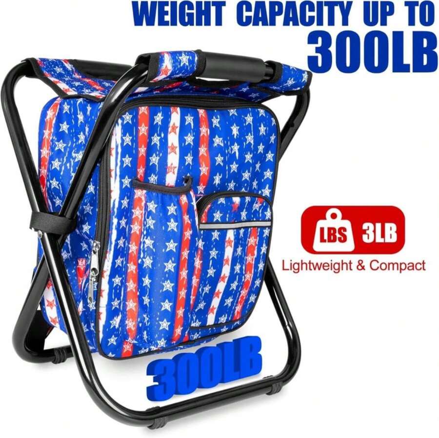 Portable Backpack Stool Foldin - огляд і ціна Fishing Backpack