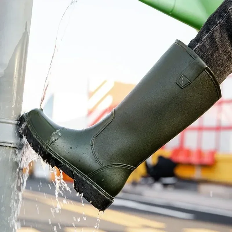 Rain Boots for Men Gum Fishing - огляд і ціна Fishing Waders