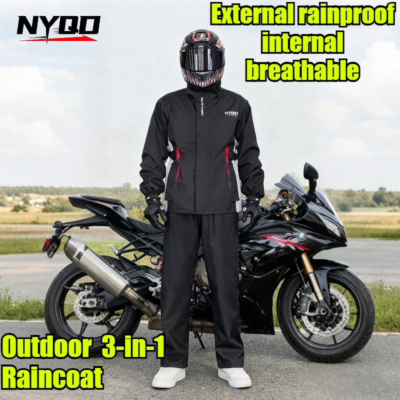 Motorcycle Raincoat Suit Men U - огляд і ціна Fishing Jacket Waterproof