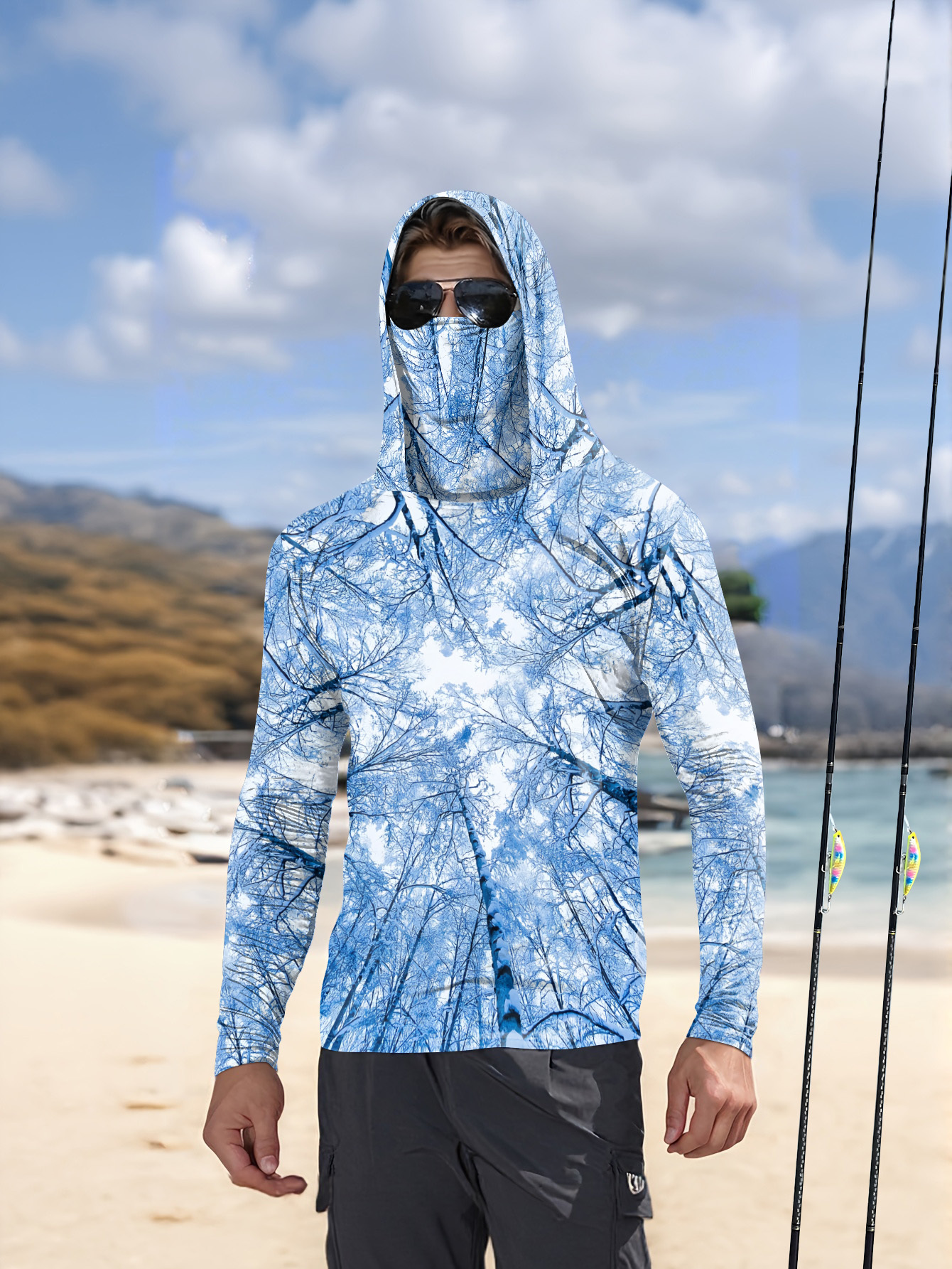 Fishing hooded sweatshirt men' - огляд і ціна Fishing Hoodie